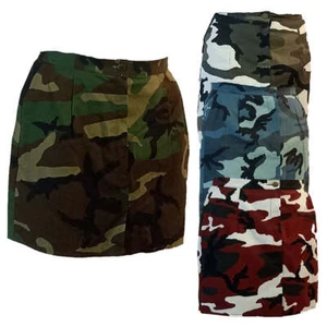 Mil-Tec US Damenrock Camouflage 4-Farben Tarnrock robuster Stoff US Rock - Bild 1 von 6