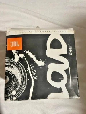 JBL LC-S600 LOUD CLEAR 6 1/2" Full Range 5W-55W 4ohm Car Speakers NEW BOX OPEN - Image 1 of 4