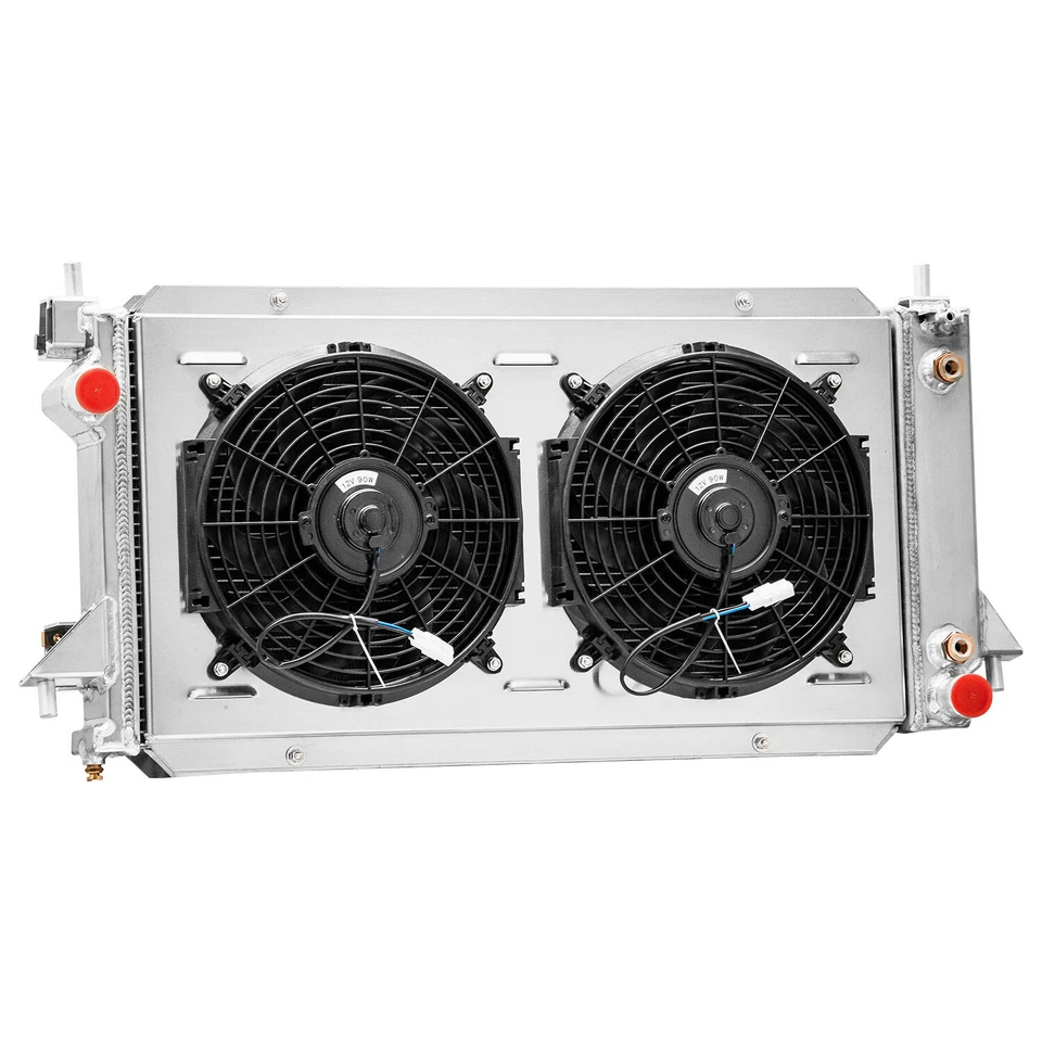 3Row Radiator Shroud Fan+Relay For 1996-07 Ford Taurus Sable Mercury Sable 3.4L Foto 1 de 4