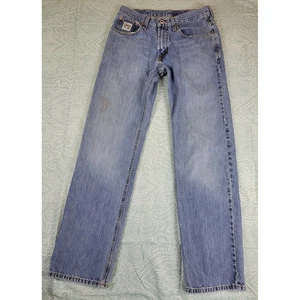 Men's Cinch Blue Wash Denim Jeans Straight Leg Size 32x34 Casual Workwear - Picture 1 of 10