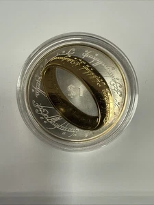 2003 Neuseeland Sterlingsilber PP & Gold vergoldet Herr der Ringe in Box - Bild 1 von 4