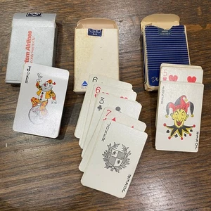 Cartas de Juego Western y Delta Airlines Vintage 3 Barajas Completas en Cajas Originales - Imagen 1 de 5