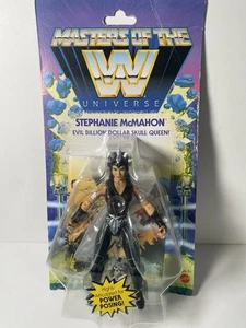 Stephanie McMahon Masters of the WWE Universe Mattel Action Figure MOTU On Card - Picture 1 of 6