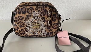 Borsa a tracolla Juicy Couture Juicy For All Cheetah borsa naturale cioccolato virale - Foto 1 di 13