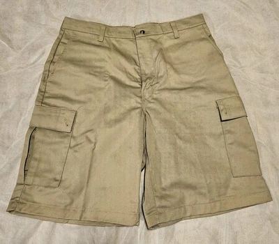 NUEVO Pantalones Cortos de Carga Red Kap Para Hombres 34x10 Lona Tostada Ropa de Trabajo Uniforme Mecánico Nuevos con Etiquetas Foto 1 de 4