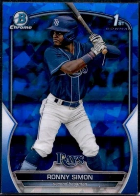 2023 Bowman Sapphire Edition - Chrome Prospects Ronny Simon #BCP-112 (RC) - Image 1 of 2