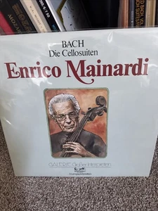 Very Rare Enrico Mainardi: Bach 'Complete Cello Suites' Eurodisc NM/NM+ Germany - Picture 1 of 3
