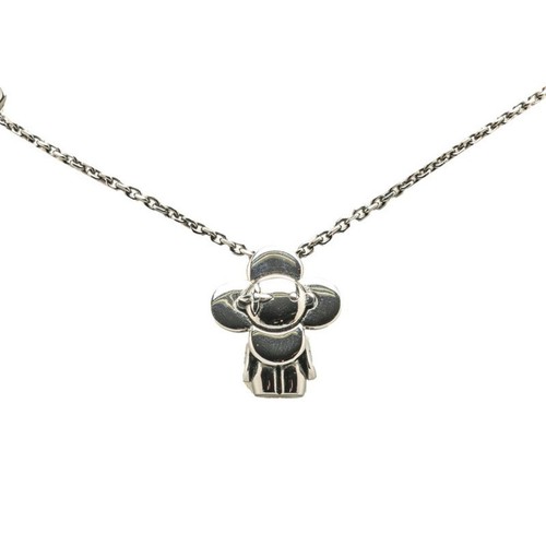 LOUIS VUITTON（LV） Louis Vuitton Vivienne Collana con Ciondolo M00831 Metallo Argento Donna... GZl18gb1