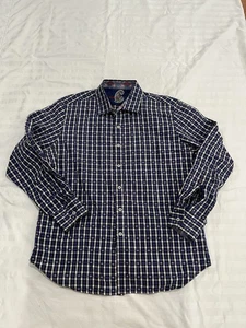 Robert Graham Herren Langarm Hemd Classic Fit Button Down Flip Cuff Gr. XL - Bild 1 von 12