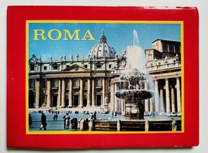 Ricordo di Roma Italy Souvenir Book - Red Vnt Album - Casa Editrice Lozzi Photos - Picture 1 of 6