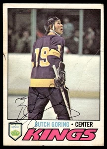 1977-78 Topps Signed / Auto Butch Goring Los Angeles Kings #67 - Picture 1 of 2