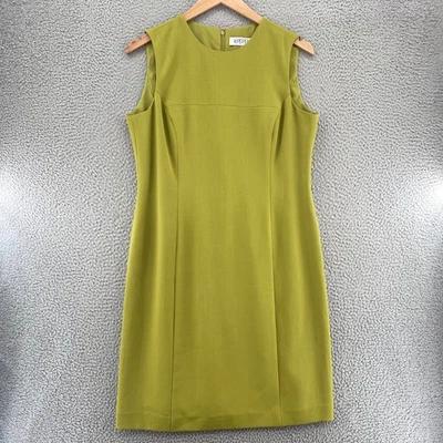 Kasper Dress Womens 14 Green Sheath Knee Length Sleeveless Career Office Work - Image 1 of 4