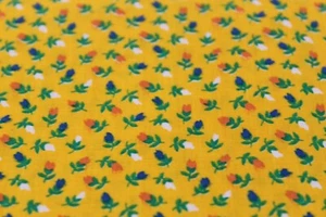 1930s Reproduction Fabric Cotton Quilt YELLOW Hues Tiny Flowers 42x1/2 yd CHOICE - Picture 1 of 71