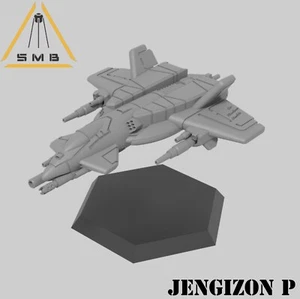 JENGIZON P Aerospace Fighter | Wargaming Miniature | SMB - Picture 1 of 4