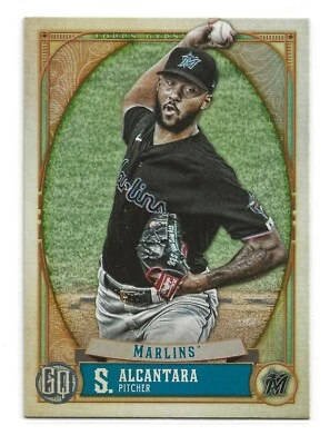 SANDY ALCANTARA 2021 Topps Gypsy Queen Miami Marlins (#168) - Image 1 of 2