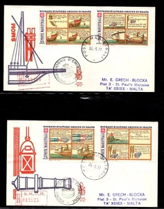 FDC SMOM Ancient Reports Of The Maritime Order II Series - Picture 1 of 1