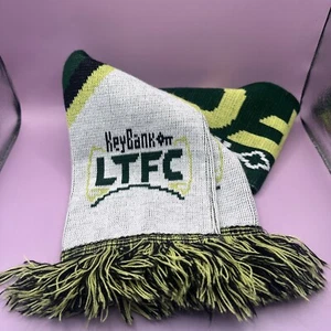 Portland Timbers FC Knitted Scarf 100% Acrylic LTFC Keybank 48” X 6” - Picture 1 of 1