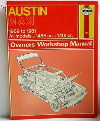 Haynes - Austin Maxi 1969 A 1981 / Tutti Modelli/Istruzioni Manuale Officina - - Immagine 1 di 4