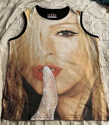 Tanque susurrador Madonna 2023 Celebration Tour - ¡LEER DESCRIPCIÓN COMPLETA! Talla LG Foto 1 de 4