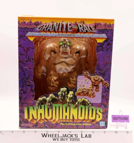 Granite the Race 100% Complete W/Box Inhumanoids 1986 Hasbro Action Figure Cover