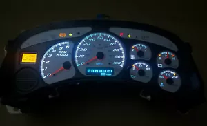 1999-2002 SILVERADO SIERRA TAHOE CALIBRE DE INSTRUMENTOS VELOCÍMETRO ¡REMAN! - Imagen 1 de 4