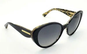 NEW DOLCE & GABBANA DG4198 2744/T3 BLACK GRADIENT AUTHENTIC SUNGLASSES 54-18 - Picture 1 of 4