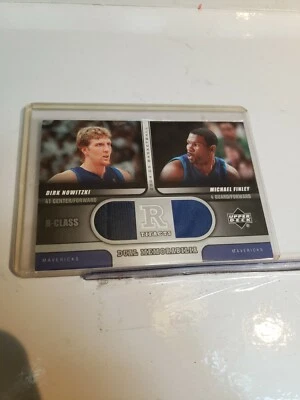 2004 UD Rtifacts Nowitzki Michael Finley Dual Patch - Image 1 of 2