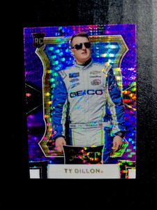 TY DILLON RC 2017 Panini Select Racing NASCAR PURPLE PULSAR Prizm #21
