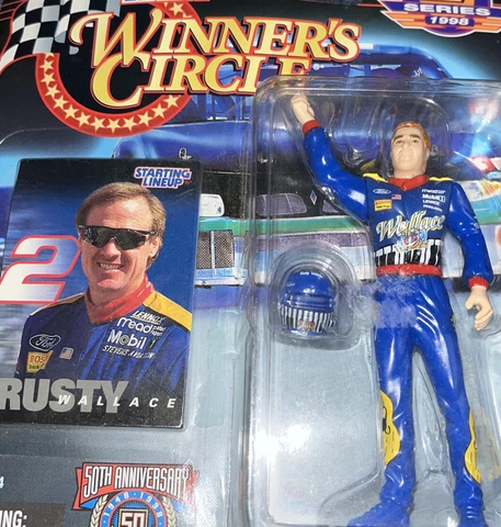 Starting Lineup Winners Circle Rusty Wallace #2 1998 Kenner Nascar Racing Toy Cover