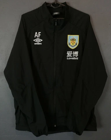 MEN'S ANDY FARRELL WORN UMBRO FC BURNLEY 2019/2020 JACKET SOCCER FOOTBALL SIZE L Cover