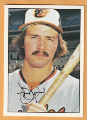 Larry Harlow Baltimore Orioles AUTO Signed 1976 SSPC Aztec New Mexico 3D - Image 1 of 2