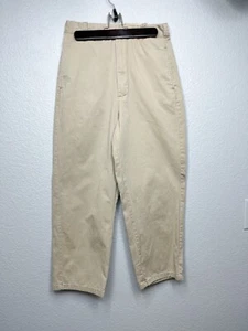 Women's Urban Outfitters BDG Size 4 Khaki Relaxed Baggy Straight Pants Flat - Picture 1 of 9