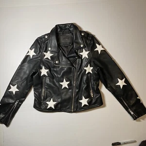 BLANKNYC Faux Leather Moto Pop Star Jacket - Girls' XL Black Full Zip XL - Picture 1 of 9