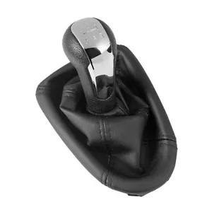 5 Speed Manual Gear Shift Knob Boot Gaitor For Chevrolet Spark (M300) 2011-2015 - Foto 1 di 12