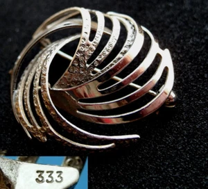 Ausgefallene Brosche, 333er Gold Z224 - Picture 1 of 12