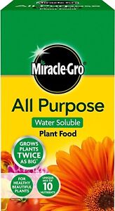 Miracle-Gro Grow All Purpose Soluble Plant Food 1kg + 20% Extra New