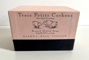 Nuevo jabón molido francés Trois Petits Cochons Gianna Rose Atelier 3 lechontos - Imagen 1 de 3