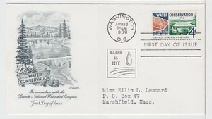 TurtlesTradingPost- Water Conservation 1960-  #1150  FDC Artmaster - Picture 1 of 1