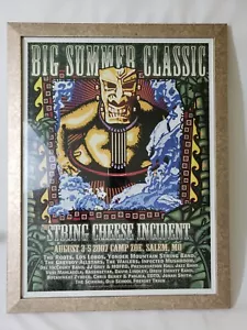 Big Summer Classic Framed Poster 2007 String Cheese Incident Bassnectar Phish - Picture 1 of 5