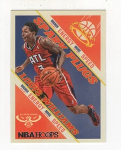 2013-14 NBA HOOPS SPARK PLUGS LOUIS WILLIAMS ATLANTA HAWKS #23 - Picture 1 of 2