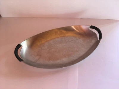 WMF Tablett Servierplatte Unterteller oval 21cm Cromargan alt Vintage 135 Gramm - Bild 1 von 4