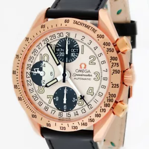 Omega Speedmaster Day-Date 18KR Gold Triple Calendar Chronograph 3623.33.01 38mm - Bild 1 von 9
