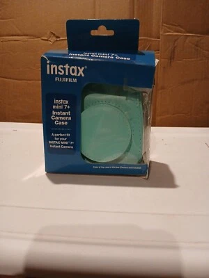 Estuche para cámara Fujifilm Instax Mini 7+ con correa para el hombro verde espuma de mar Foto 1 de 3