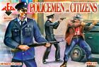 Red Box 72037 Policemen and Citizens Figures Plastic 1/72 scale model kit