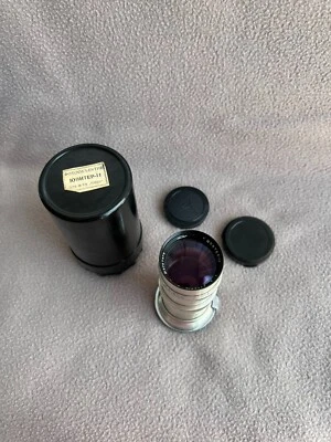 KMZ Jupiter-11 f4/135mm RED P USSR Telephoto Lens to 135mm Camera Kiev Contax - Image 1 of 4
