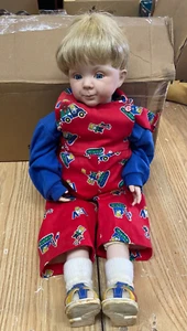 Dianna Effner *Rare* 1992 'Lovey' Boy Doll 25' Toddler - Picture 1 of 7