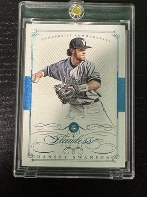 Dansby Swanson Rookie Vanderbilt 2015 Panini Flawless Diamond 1/1 Foto 1 de 4