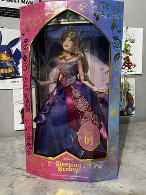 Muñeca Disney Aurora 65 Aniversario Edición Limitada, La Bella Durmiente - 17" Foto 1 de 4