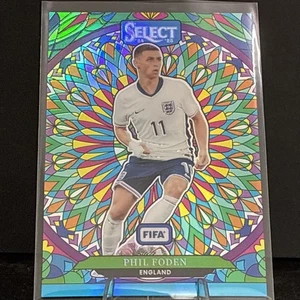 2024-25 Panini Select EPL Phil Foden Stained Glass ** Case Hit SSP ** - Bild 1 von 2