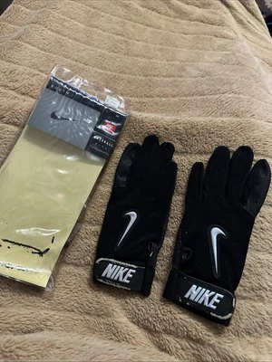 Nike Youth Baseball Gloves Pair Youth Medium Black - Image 1 of 4